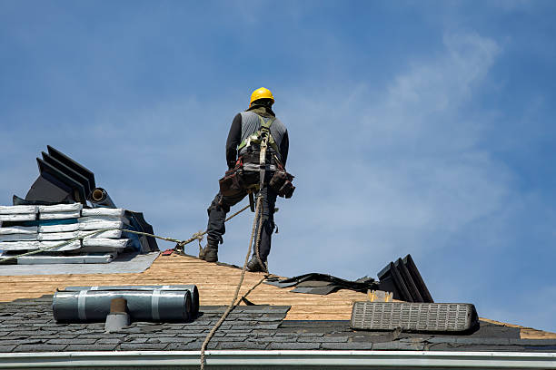 Professional Roof Installation technician working in Seattle, WA